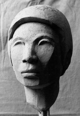 126 - Portrait Head of Shum Lee 1976 (Cast Stone).jpg
