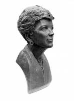 214 - Portrait Head of President Mary Robinson 1998 (Bronze, Life-size).jpg